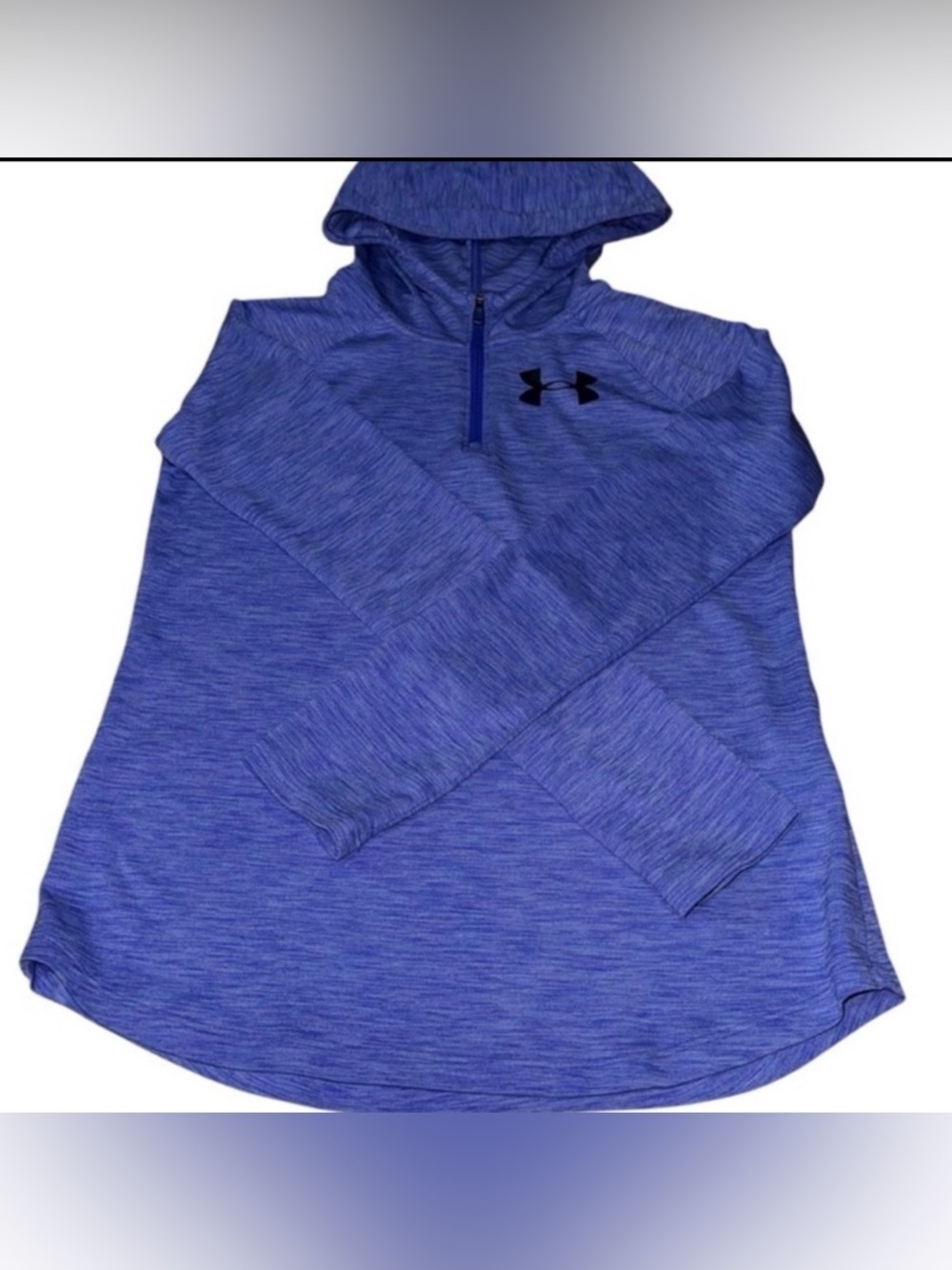 UnderArmor Girls Sz 14/16 Purple Heat Gear Pull- Over Stay Cool & Dry When Hot